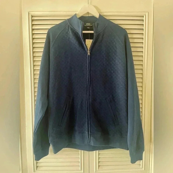 Vantage Men’s True Navy Mesa Quilted Jacket NWT SZ LG - Picture 2 of 10